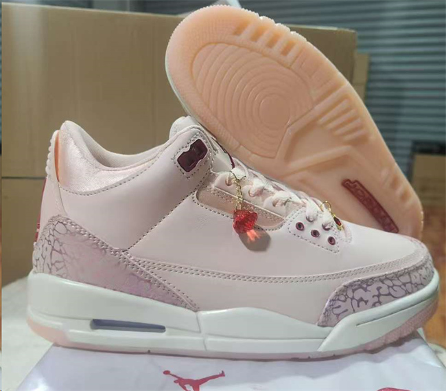 Women's Running weapon Air Jordan 3 Pink shoes 0058